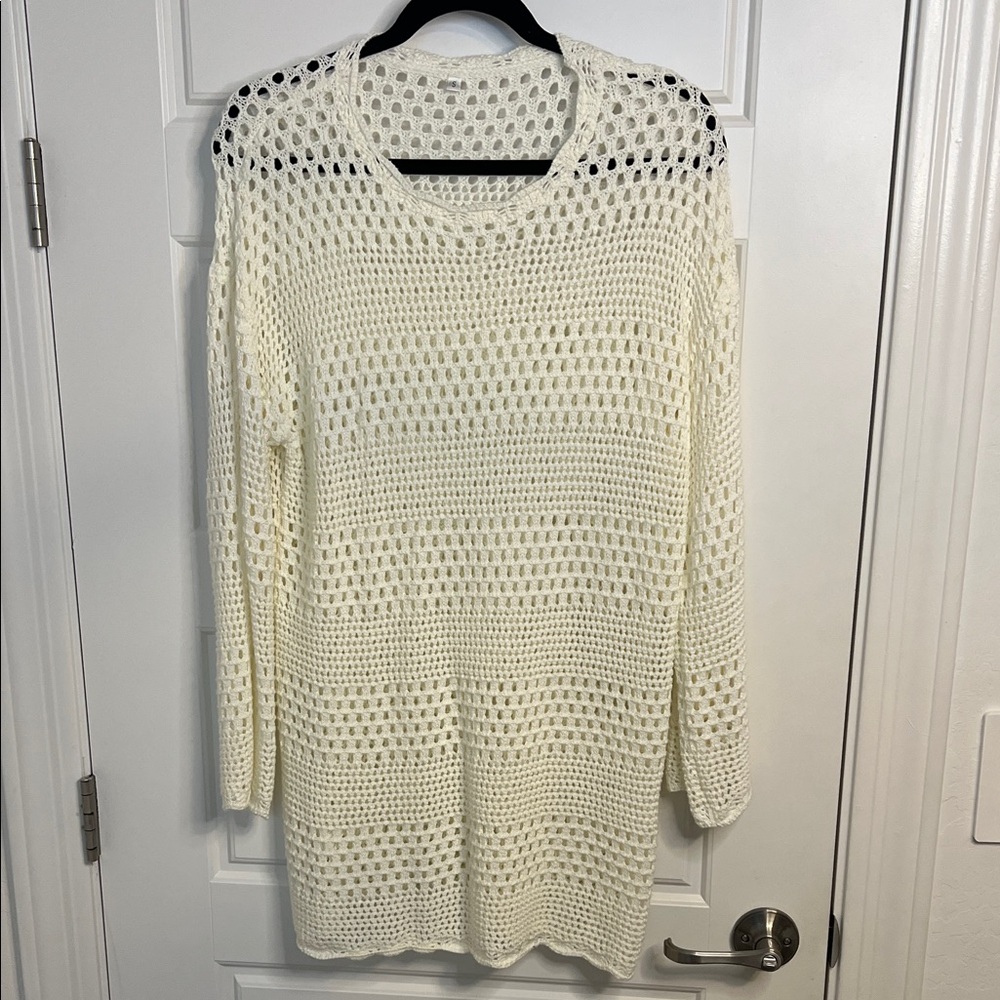 Women's Cream Knit Sweater